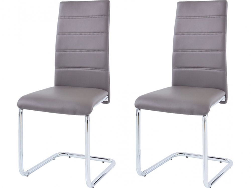 Danish Style Jedálenská stolička Aber (Súprava 2 ks), sivá